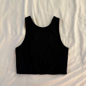 Girlfriend Collective Black Crop Top